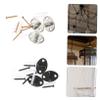 CAXUSD 6pcs Ceiling Hooks Top-Mounted Projector Mounts Multi-Purpose Hangers for Home Kitchen Bathroom view 2