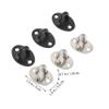 CAXUSD 6pcs Ceiling Hooks Top-Mounted Projector Mounts Multi-Purpose Hangers for Home Kitchen Bathroom view 3
