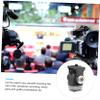 CAXUSD Head Hot Shoe Mount Adapter for Camera Mini Swivel Head for DSLR Camcorder and Cell Phone Wrench for Photography and Video Lighting view 3