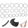 CAXUSD 20pcs Recorder Rubber Belts for Tape Decks Rubber Repair Belts for Cassette Players Compatible Dvd Drives and Personal Stereos Thickness view 2