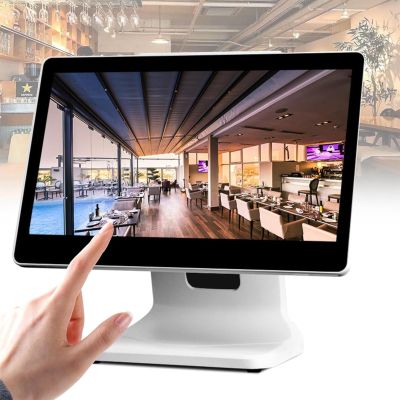 LCD Touch Cash Register,Pos Cash Register,Cash Register Monitor,15.6, N2830 CPU, 4/8gb Ram, 64gb Ssd, Windows 7/10,for Retail, Restaurant, Retail, Cafe, Club,8GB