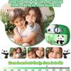 Uffylle Panda Kids Camera Instant Print Photo with 32G Card, 1080P HD Video Instant Cameras Age 3-12, Digital Toddler Camera Toys with Color Pens for DIY 3-12 Year Old Girls Boys Gifts Birthday, Green view 3