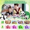Uffylle Panda Kids Camera Instant Print Photo with 32G Card, 1080P HD Video Instant Cameras Age 3-12, Digital Toddler Camera Toys with Color Pens for DIY 3-12 Year Old Girls Boys Gifts Birthday, Green view 4