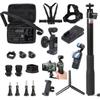 PellKing 21 in 1 Accessories Kit for OSMO Pocket 3 Xtra Muse,Including Hard Shell case,Magnetic mount,Desk base mount,Selfie Stick,Tripod,Chest Mount,Mobile Phone Holder,Screen Protector,Backpack Clip view 1