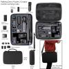 PellKing 21 in 1 Accessories Kit for OSMO Pocket 3 Xtra Muse,Including Hard Shell case,Magnetic mount,Desk base mount,Selfie Stick,Tripod,Chest Mount,Mobile Phone Holder,Screen Protector,Backpack Clip view 3