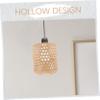 CIYODO Pendant Light Shade Woven Lampshade for Ceiling Hanging Lights Versatile Rustic Decor for Bedroom Room Restaurant and Office Spaces view 2
