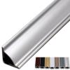 GenSDH Wall Corner Wire Concealer Heavy Duty Metal, Paintable Anti Chew Cable Raceway Cord Cover, Baby/Pet/Kids Protector, Exterior/Doorway/Kitchen,Silver-4 Cables view 1