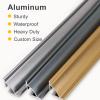 GenSDH Wall Corner Wire Concealer Heavy Duty Metal, Paintable Anti Chew Cable Raceway Cord Cover, Baby/Pet/Kids Protector, Exterior/Doorway/Kitchen,Silver-4 Cables view 2