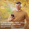 Atom Max - Hybrid Active Noise Cancelling Headphones, Hi-Res Audio, Wireless Over-Ear, Foldable, 45H Playtime, Fast Charging, Customize via an App, Bluetooth v5.4, ANC Headphones, White view 4