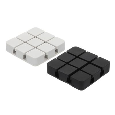 HOMOCONO 2pcs Non-breaking Wire Clamp Cable Holders for Cable Management Desktop Wire Winder