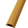 Cord Cover for Wood Grain Floor, Self Adhesive Waterproof Sturdy PVC Cable Hider Management, Indoor Outdoor Home Office, 1m,Beech Wood Grain-#2 view 1