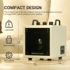 AirPulse Wireless Bluetooth Home-use Speaker, Compact Speakers with AUX/LINE Input for Home Office - White view 4