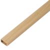 Cable Hider Wood Grain, Renter Friendly Heavy Duty Flat Wire Channel, Aluminum Square Decorative Cord Raceway, 1m,Yellow-24X12mm/0.96X0.48 in view 1