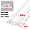 GenSDH Floor Cord Protector White, 3/10/ 20/30/ 40/50 Ft Wall Cable Hider Ware Concealer for Conduit Power Cords, Flexible PVC Raceway Channel Easy to Install Cut,Width 40mm-600cm (19.7ft) view 3