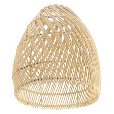 WHAMVOX Boho Room Decor Rattan Woven Pendant Lamp Shade Living Room Chandelier Lamp Shade for Bedroom Decor