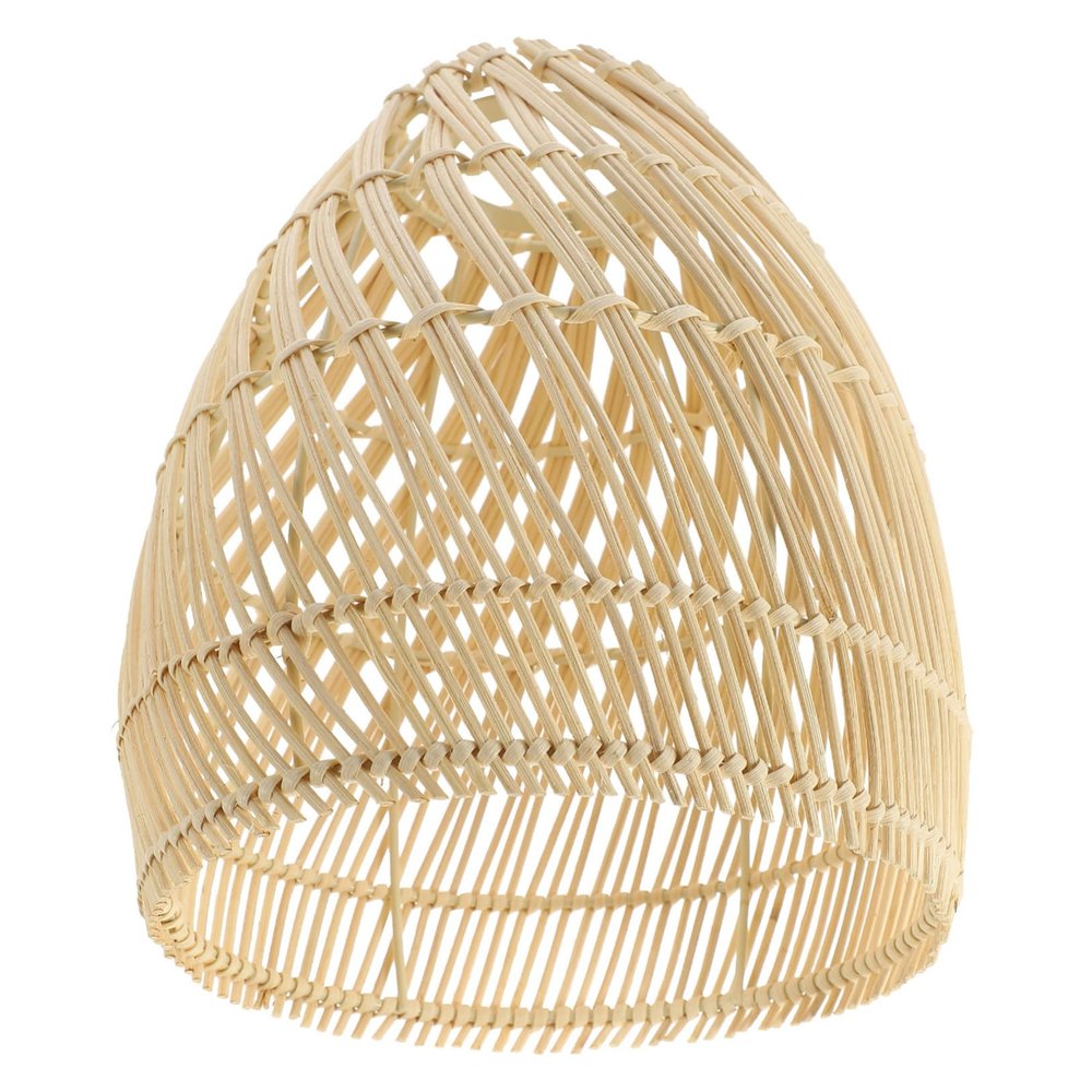 WHAMVOX Boho Room Decor Rattan Woven Pendant Lamp Shade Living Room Chandelier Lamp Shade for Bedroom Decor