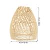 WHAMVOX Boho Room Decor Rattan Woven Pendant Lamp Shade Living Room Chandelier Lamp Shade for Bedroom Decor view 2
