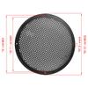 Edinstry 4Pack 8'' Plastic Audio Speaker Cover Mesh Subwoofer Grill Horn Guard Decorative Circle Grille Protector Black for Auto Car view 2