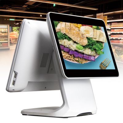 Smart Cash Register,POS System,15.6 inch Cash Register Monitor,CPU N2930, 4/8gb Ram, 64gb Ssd, Cash Register Resolution,for Retail, Restaurant, Store POS Systems for Small Business,4GB