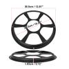 Edinstry 12" Universal Black Car Audio Speaker Hollow Mesh Sub Woofer Subwoofer Grill Cover Protector for Auto Car view 2