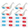 BELLIFFY 10pcs Glasses for Movies and Anaglyph Photos Lightweight Portable Viewing Glasses Fun Props for Home Use Easy to Carry and Enjoy view 1