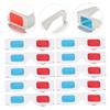 BELLIFFY 10pcs Glasses for Movies and Anaglyph Photos Lightweight Portable Viewing Glasses Fun Props for Home Use Easy to Carry and Enjoy view 3