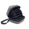 ZLYLVRC Round Filter Storage Case Box, CPL Polarize UV Filter Multi-Layer Protective Case, ND Filter Reducing Lens Dustproof & Shockproof Storage Sleeve (Gray view 1
