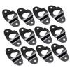 HOMOCONO 20pcs Hooks Heavy Duty Ring Wall Mount Audio Bracket for Speaker Hanger Plate view 1