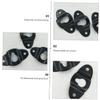 HOMOCONO 20pcs Hooks Heavy Duty Ring Wall Mount Audio Bracket for Speaker Hanger Plate view 4