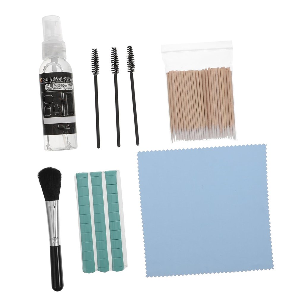 LIFKICH 1set Headset Cleaning Tool Earphone Phone Laptop Keyboard Cleaning Kit