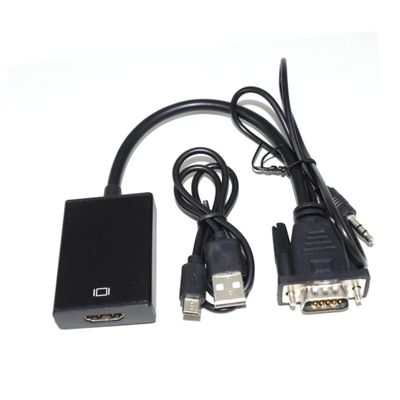 CIYODO Vga to Adapter Cable Audio Converter for Pc Laptop Tv Projector HDTV Support