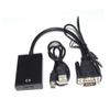 CIYODO Vga to Adapter Cable Audio Converter for Pc Laptop Tv Projector HDTV Support view 1