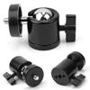 CAXUSD 360degree Mini Tripod Ball Head with Thread for Cameras and Camcorders Rotatable Compact Design for Easy Portability Supports up to Black view 1