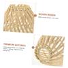 IWOWHERO Woven Rattan Lampshade for Pendant Lights Handcrafted Replacement Shade Rustic Decor for Living Bedroom and Dining Areas Diameter Height view 4