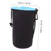 BELLIFFY 4pcs Neoprene Lens Pouch Camera Lens Case Protective Storage Bag for Dslr and Mirrorless Lenses Shock Moisture-resistant for Photographers view 2