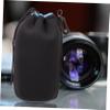 BELLIFFY 4pcs Neoprene Lens Pouch Camera Lens Case Protective Storage Bag for Dslr and Mirrorless Lenses Shock Moisture-resistant for Photographers view 4