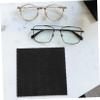 BCOATH 10pcs Black Cotton Cleaning Cloths for Glasses Laptops Smartphones Screens Soft Washable Microfiber Towels for Optics and Electronics Cleaning view 2