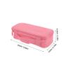 KONTONTY Organizer Electronic Bag for Cords Cellphone Flash Drive Long Life Fabric Pink view 2