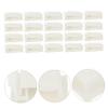 HOMOCONO 20pcs Cable Organizers Clips for Cables Cord Keepers for Wire Management Snake Adhesive Fixing Seat view 4
