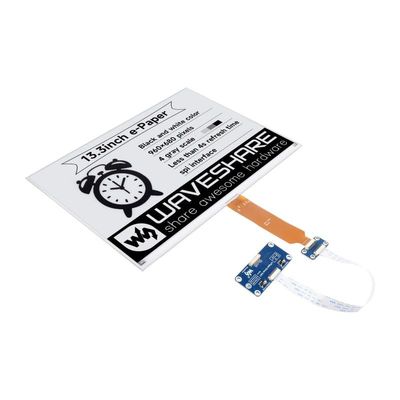 13.3inch E-Ink Display HAT (K), 960680 Pixels, SPI Interface, Low Power Consumption, Wide Viewing Angle, Paper-Like Displaying Without Electricity, with e-Paper Driver HAT (13.3inch e-Paper HAT (K))