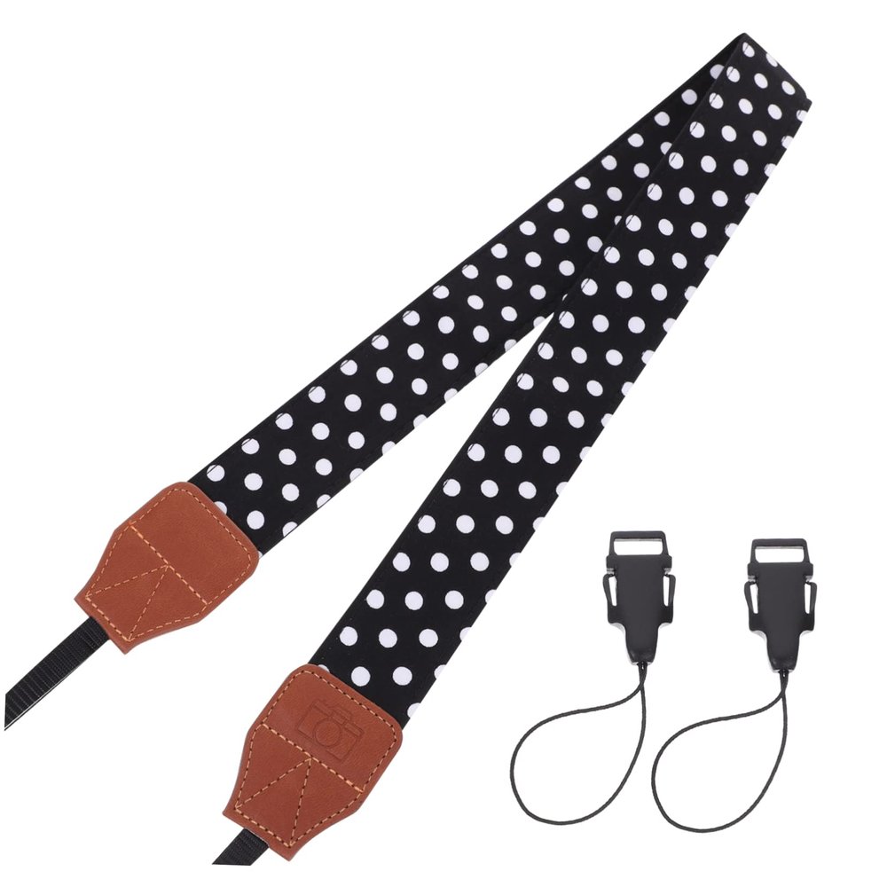 BELLIFFY Adjustable Camera Neck Strap for Women Comfortable Shoulder Sling Belt Prevents Slipping for Mirrorless Cameras for Photographers