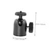 CAXUSD 1set Rotating Tripod Mount for Cameras Projectors Lightweight for Flexible Positioning Compatible and Mini Cameras view 2