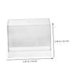 Nail Drill Bits Organizer Case with 10 Holes, Plastic White Display Box view 2