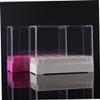 Nail Drill Bits Organizer Case with 10 Holes, Plastic White Display Box view 4