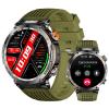 YoYoFit Military Smart Watch for Men, 1.7" HD Fitness Tracker Smartwatch with Answer/Make Call, Outdoor Sport Watch with Heart Rate SpO2 Sleep Monitor, Compatible with iPhone and Android Phones view 1