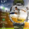 YoYoFit Military Smart Watch for Men (Answer/Make Call), Rugged Tactical Smartwatch for Android and iPhone, IP68 Waterproof Outdoor Sports Fitness Tracker with Heart Rate Blood Pressure Sleep Monitor view 3