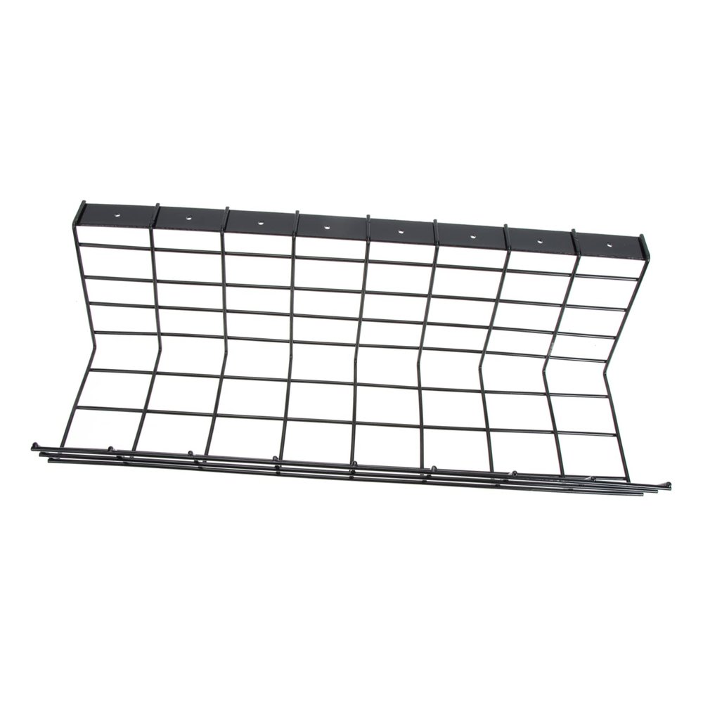 BELLIFFY Under Desk Tray Wire Organizer for Neat and Tidy Workspaces Easy Installation for Use Sturdy Iron Material