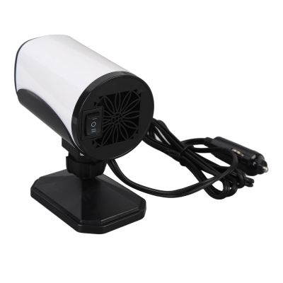 Heayzoki 150W Car Heater 2 in 1 Cooling and Heating Compact Windshield Defroster, Fast Defogger, Overheat Protection, ABS Material with Safety Auto Power Off for Truck (24V)