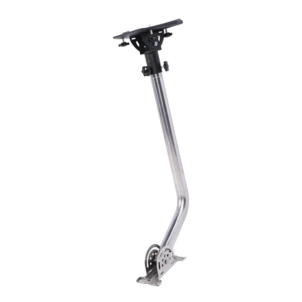 Adjustable Satellite Mount with 360 Rotation, Extended Alloy Steel Bracket, Multi Joint Structure for V3 Devices, for Reception in Various Installations