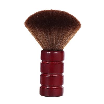 BELLIFFY Multi-Functional Anti-Static Record Brush with Wooden Handle for Vinyl Cleaning Soft Bristle Red Handle Neck Brush for Turntable Maintenance and Sound Quality Improvement